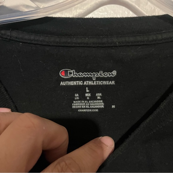 Large champion graphic print t shirt short sleeve - Picture 2 of 3